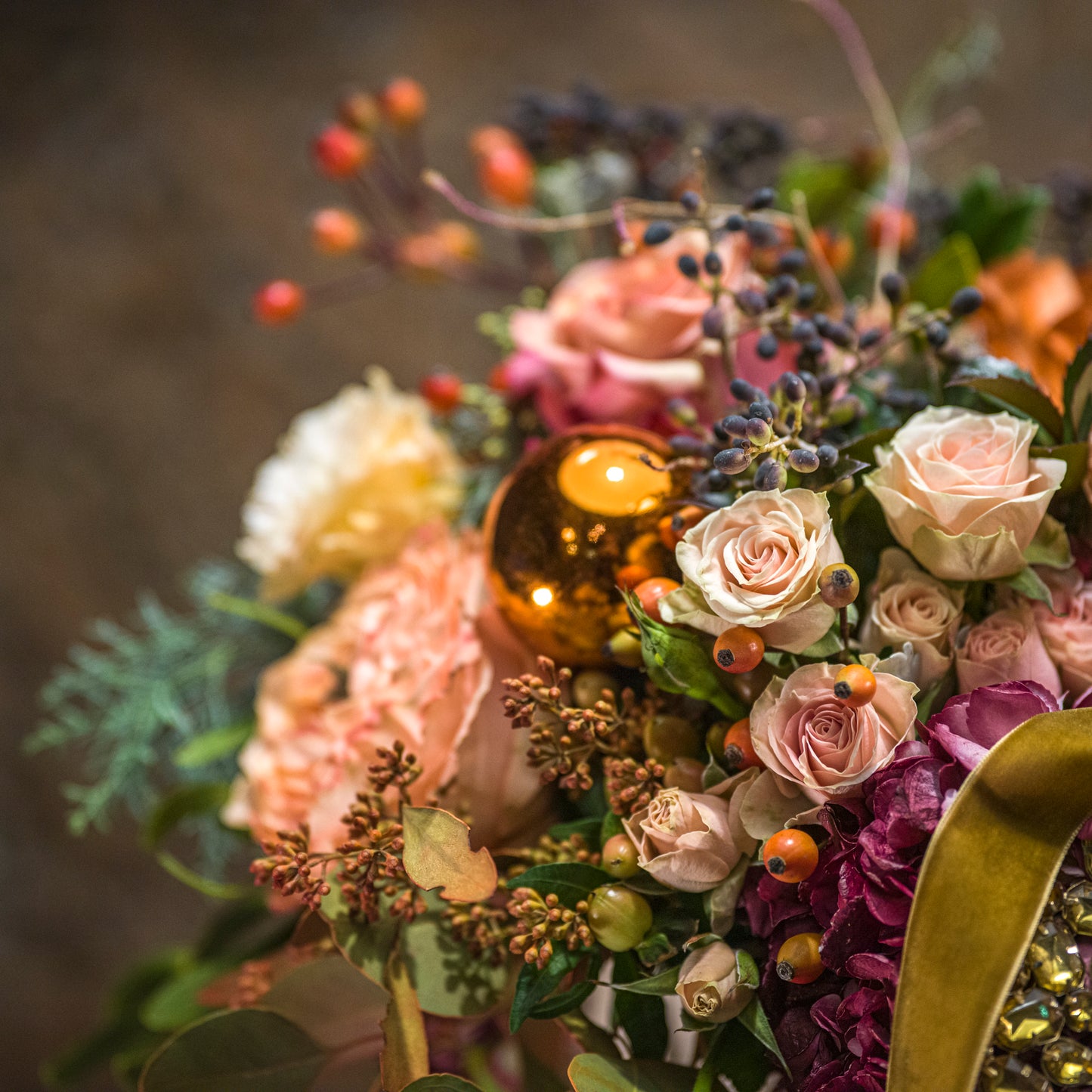 Dusky Pink Flower Box