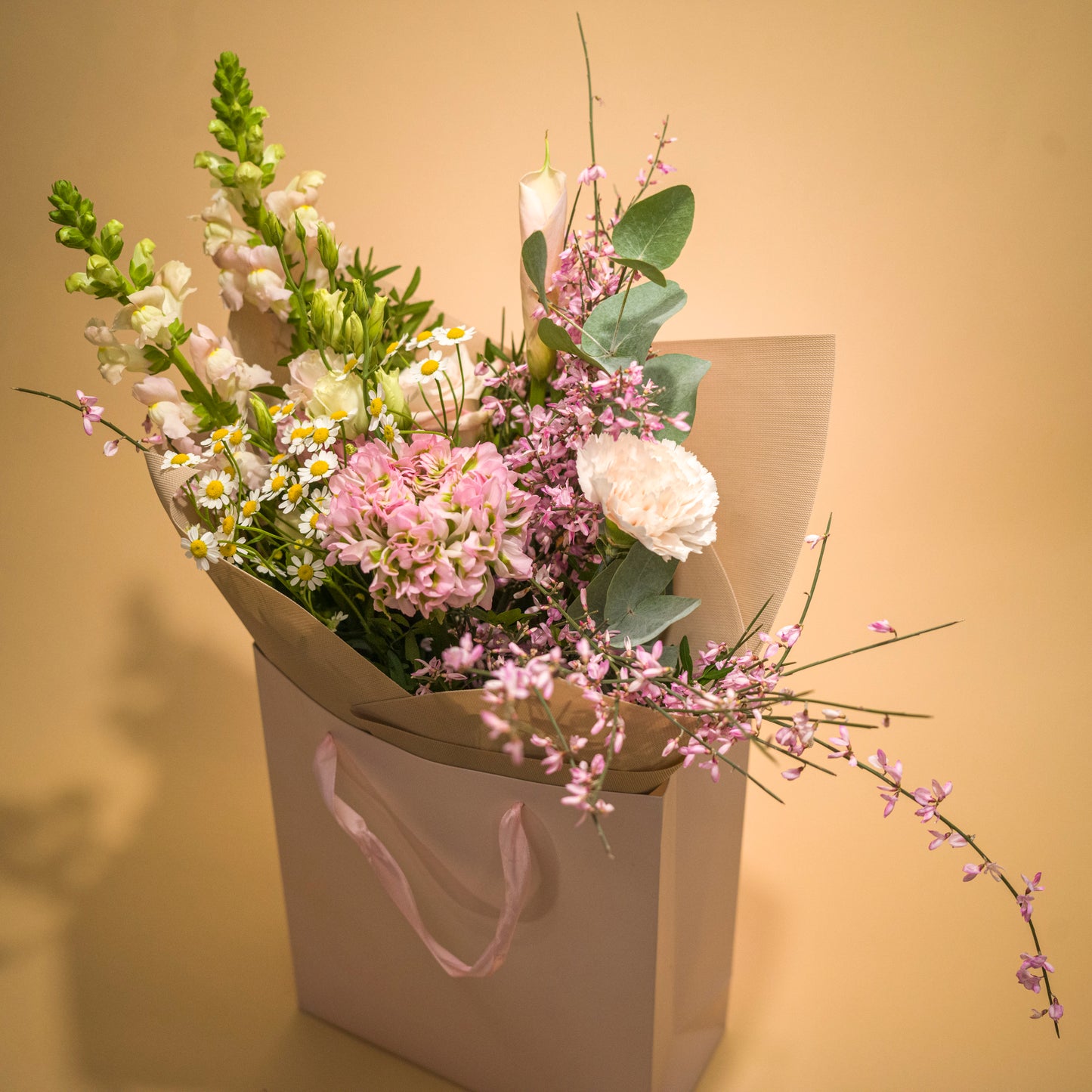 Petal Pink Flower Bag