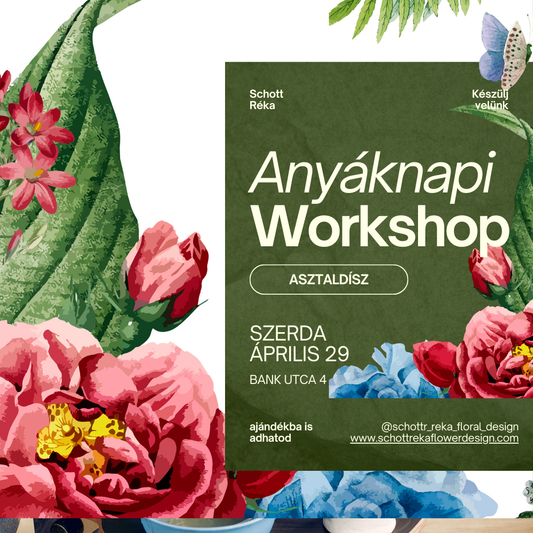 Anyáknapi tartós asztaldísz workshop