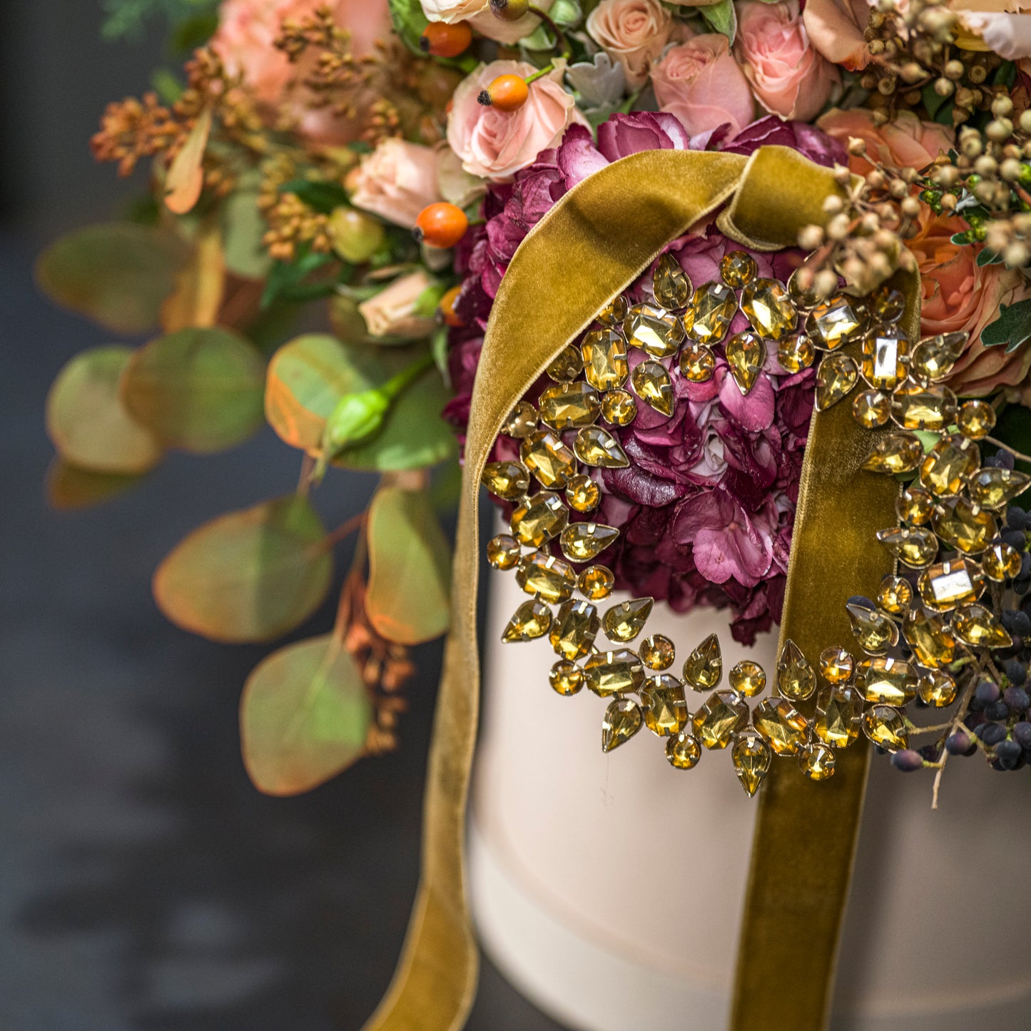 Dusky Pink Flower Box